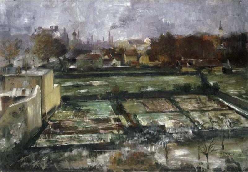 Lovis Corinth View from the Studio France oil painting art